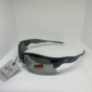 X-Loop Wrap Semi-Rimless Mens Shades Sunglasses